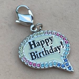 Swarovski Happy Birthday Charm multicolor crystals